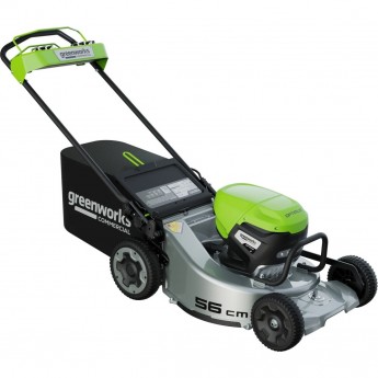Газонокосилка самоходная GREENWORKS LM221S 82В 56см (без АКБ и ЗУ)